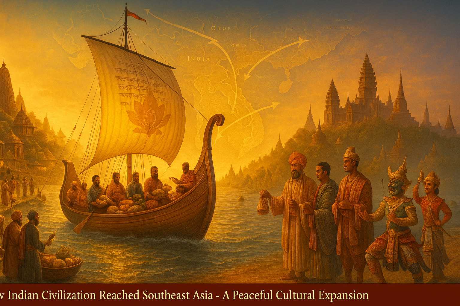 Indian Civilization Reached Southeast Asia