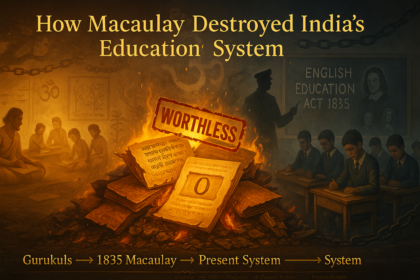 Macaulay Destroyed India’s Education System