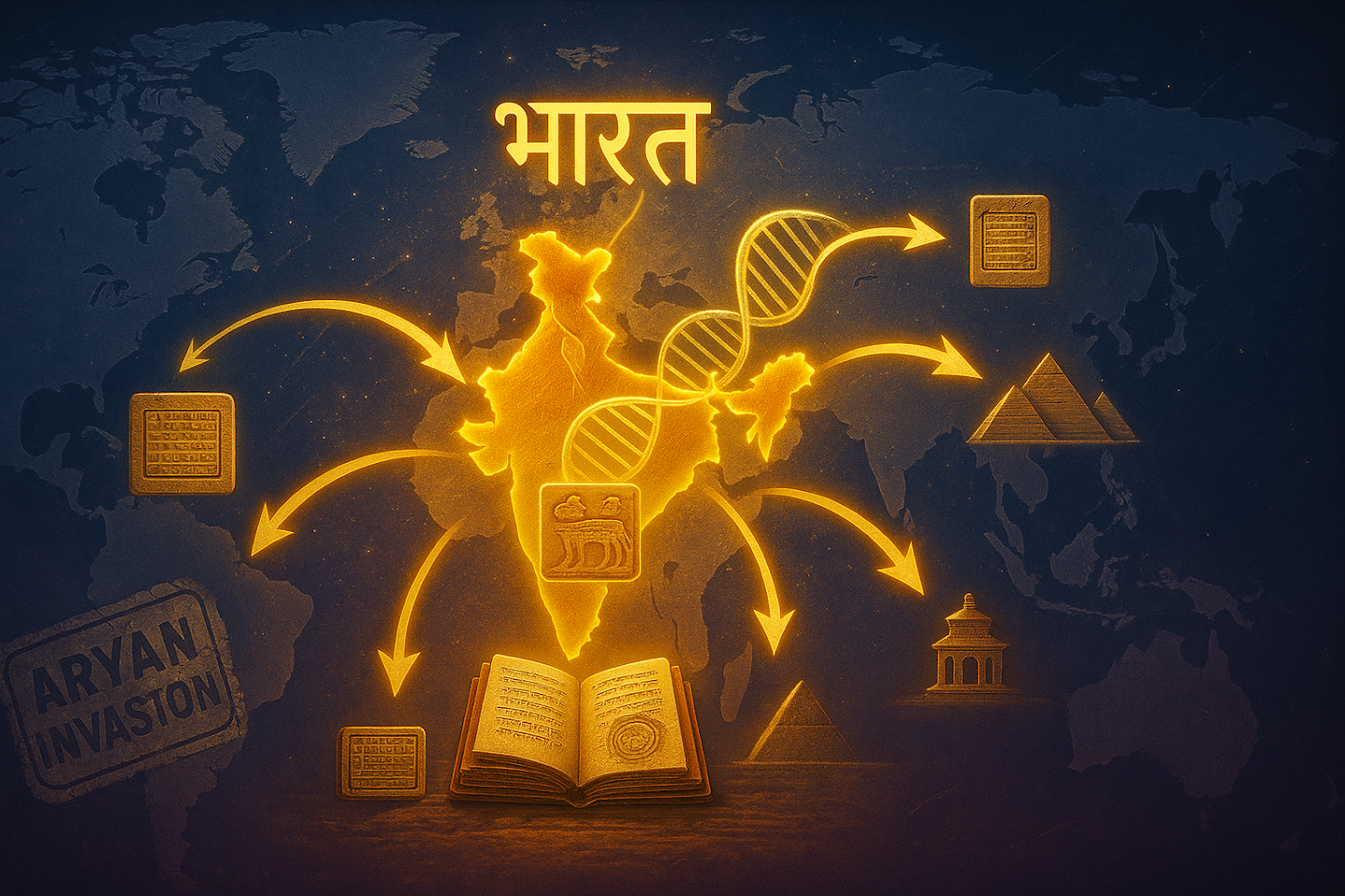 The Source Civilization Evident from Global Migration Patterns