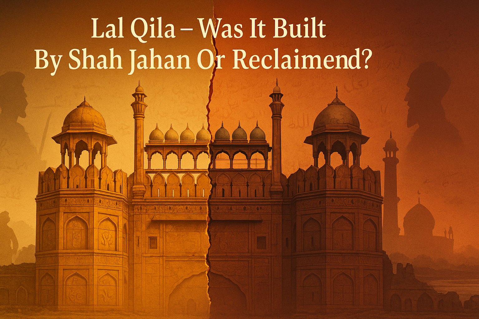 WHO REALLY BUILT LAL QILA
