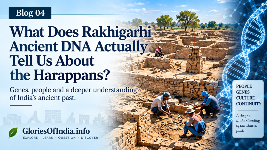 Ancient DNA adds a new line of evidence to the archaeological study of Rakhigarhi.