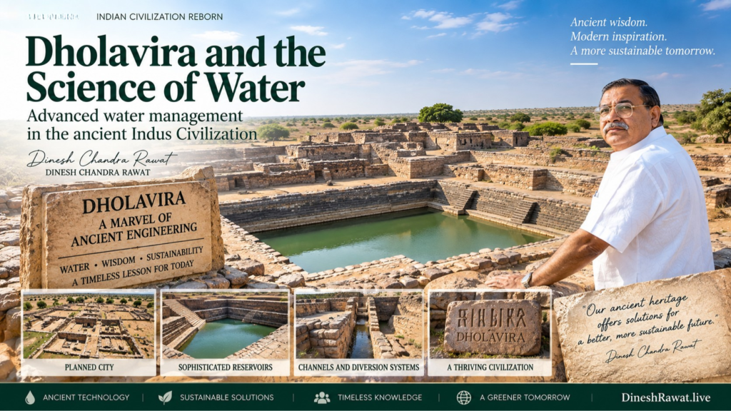 Dholavira and the Engineering of Water: What the Archaeology Actually Shows